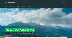 Desktop Screenshot of newlifevitamins.com